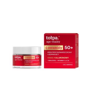 tołpa. 4 ceramidy krem do twarzy przeciwzmarszczkowy, ujędrniający 50+, 50 ml