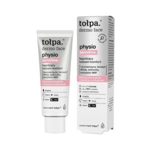 tołpa. physio sensitive. łagodzący balsam-komfort, bogaty, 40 ml